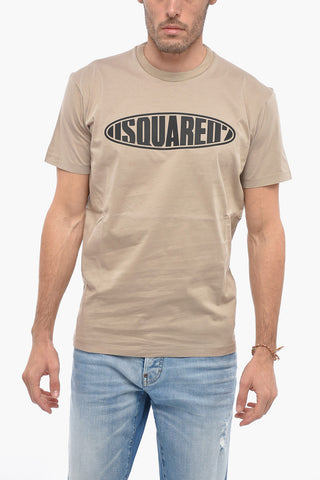 T-Shirt Girocollo SURF BOARD con Logo in RIlievo