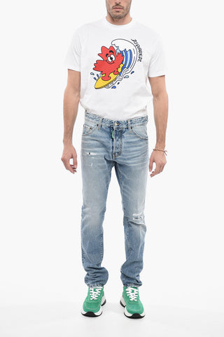 ONE LIFE ONE PLANET Jeans Cool Guy Fit con Lavaggio Chiaro 17cm