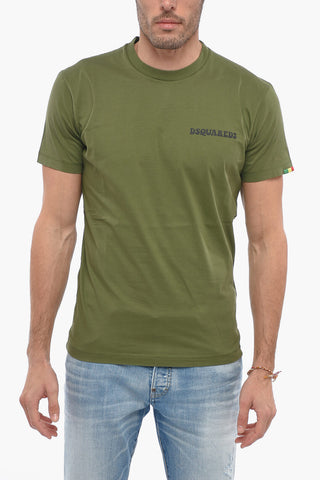 Crew Neck Cool Fit T-Shirt with Printed Logo