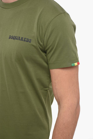 Crew Neck Cool Fit T-Shirt with Printed Logo