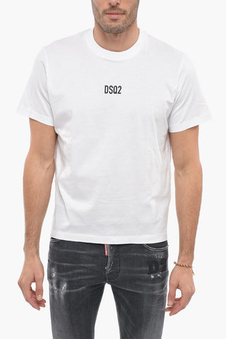 Crew Neck MINI DSQ2 BOX Cotton T-Shirt