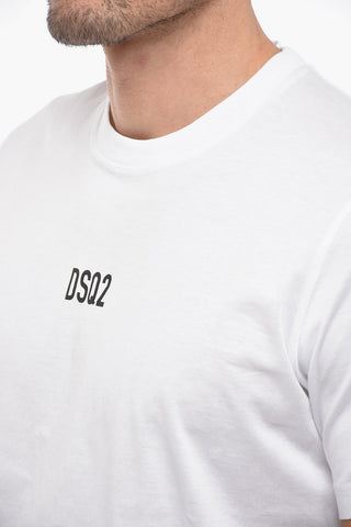 Crew Neck MINI DSQ2 BOX Cotton T-Shirt