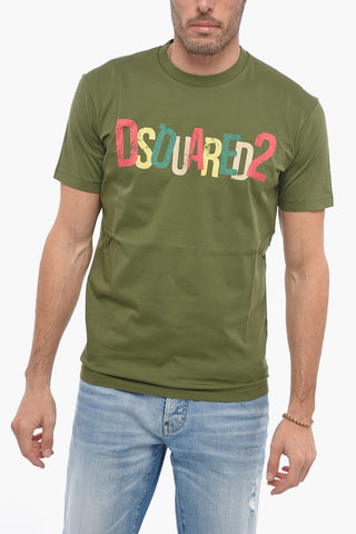 T-Shirt Girocollo Cool Fit con Logo Multicolor