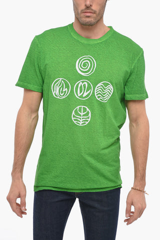 Cool Fit Crew Neck T-Shirt with Print