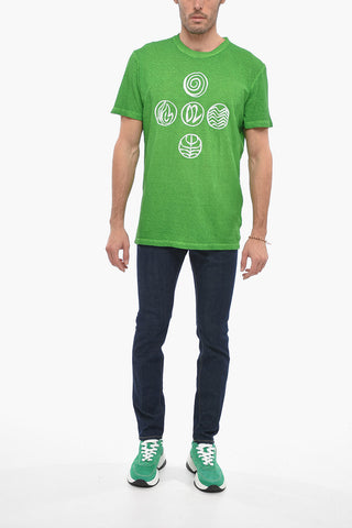 Cool Fit Crew Neck T-Shirt with Print