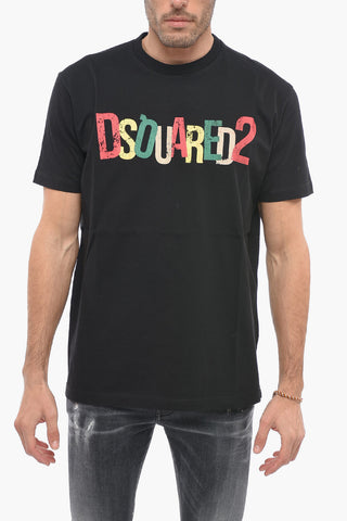 T-Shirt Girocollo Cool Fit con Logo Multicolor