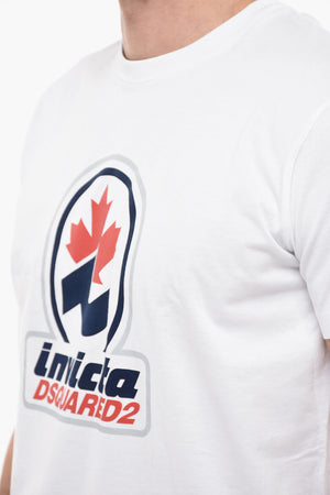 INVICTA X D2 Baumwoll-T-Shirt mit Rundhalsausschnitt und Print