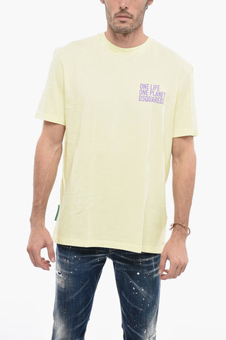 ONE LIFE ONE PLANET Crew Neck OLOP Cotton T-Shirt