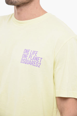 ONE LIFE ONE PLANET Crew Neck OLOP Cotton T-Shirt