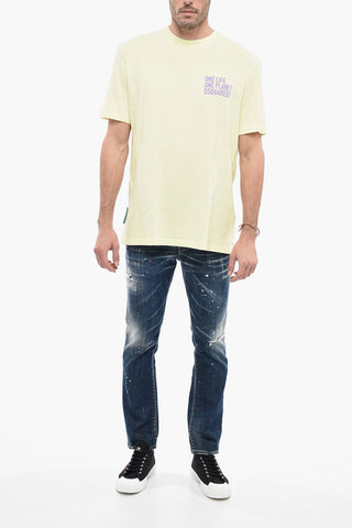 ONE LIFE ONE PLANET Crew Neck OLOP Cotton T-Shirt