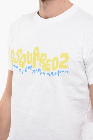 Crew Neck Cool Fit T-Shirt with Printed Logo