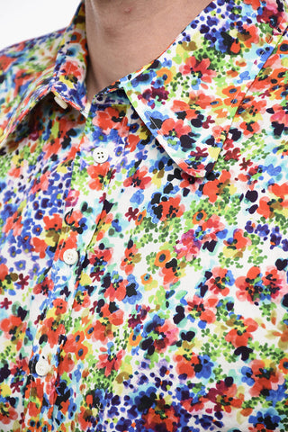 Cotton Shirt BOB with Floral Pattern