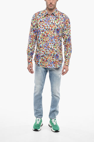Cotton Shirt BOB with Floral Pattern