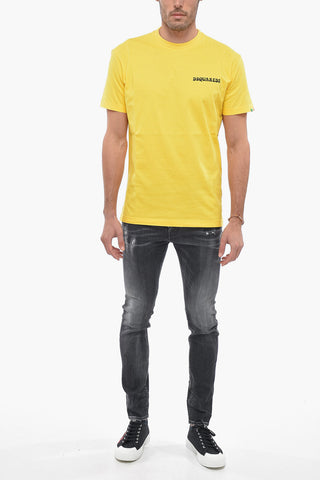 Crew Neck Cool Fit T-Shirt with Printed Logo