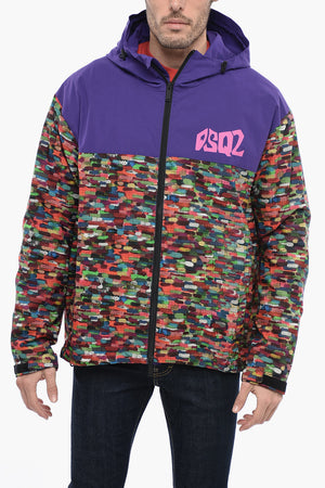 Giacca a Vento DEAN con Motivo Multicolor