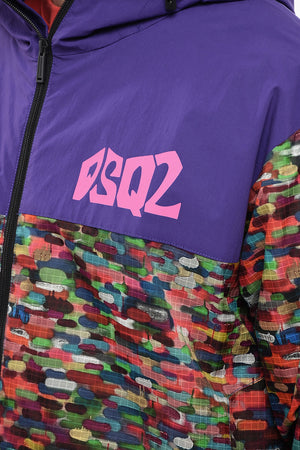 Giacca a Vento DEAN con Motivo Multicolor