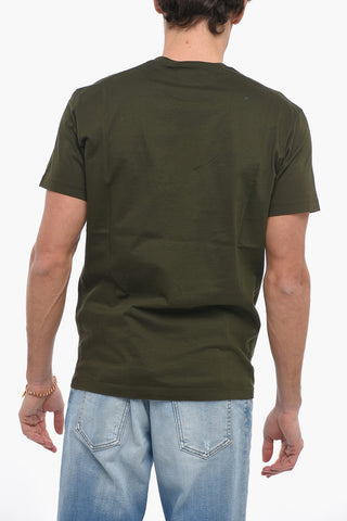 Crew Neck CERESIO 9 T-Shirt with Printed Logo