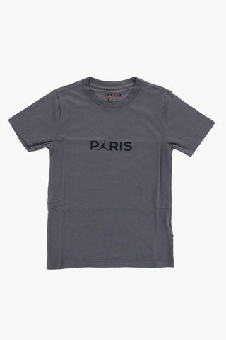 AIR JORDAN Solid-Color Crewneck T-Shirt PARIS