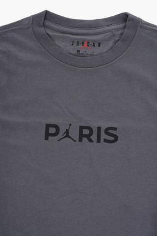 AIR JORDAN Solid-Color Crewneck T-Shirt PARIS