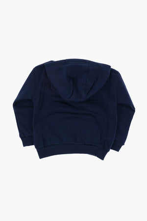 Hoodie aus Baumwollmischfrottee
