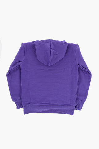 AIR JORDAN Felpa Hoodie in Tinta Unita con Maxi Tasca a Toppa