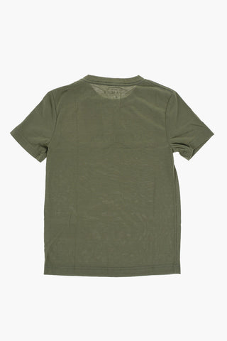 AIR JORDAN Solid Color Crew-neck T-Shirt