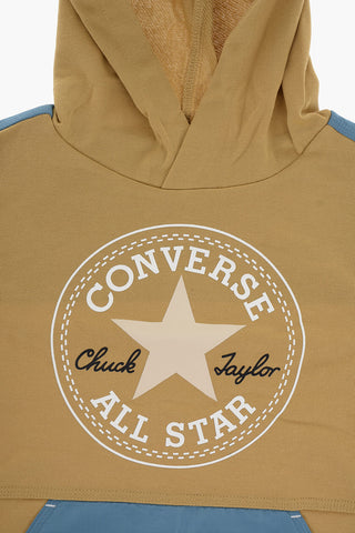 ALL STAR CHUCK TAYLOR Two-Tone Hoodie with Printed Logo
