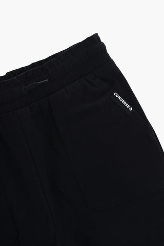 Wide-Leg Cargo Pants with Elastic Waist