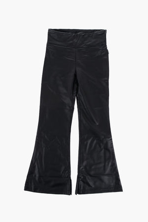 Flared Faux Leather Leggings