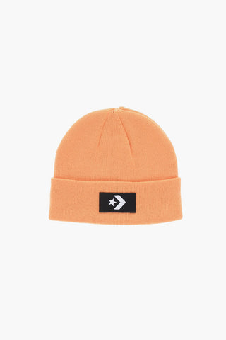 Einfarbige Beanie Mit Stickerei