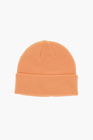 Einfarbige Beanie Mit Stickerei