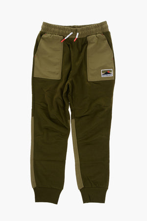 RENEW Solid-Color Joggers with Elastic Waistband