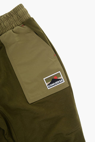 RENEW Solid-Color Joggers with Elastic Waistband