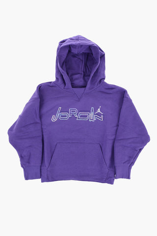 AIR JORDAN Kapuzen-Sweatshirt TAKE FLIGHT aus gebürstetem Baumwollmix mit Knöpfen am Ärmel
