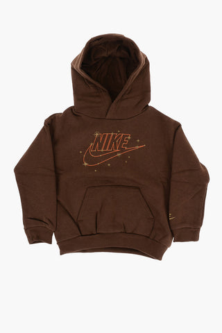 Uni-Hoodie mit aufgesetzter Tasche