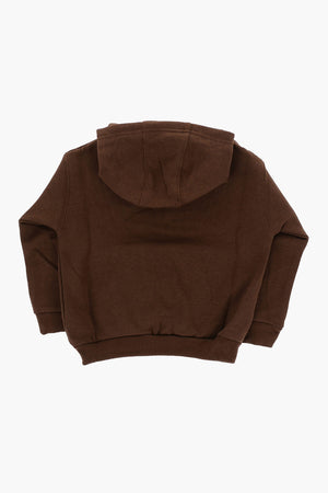 Uni-Hoodie mit aufgesetzter Tasche