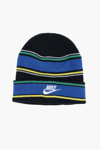 Striped Gloves and Beanie Set