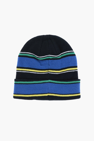 Striped Gloves and Beanie Set