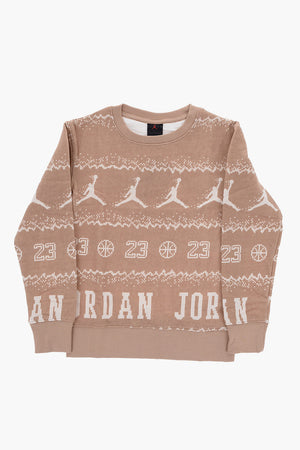 AIR JORDAN 크루넥 스웨트셔츠 HOLIDAY 프린트