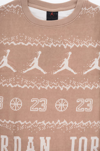 AIR JORDAN Crewneck Sweatshirt HOLIDAY Printed
