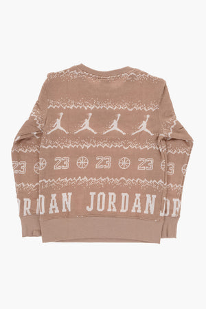 AIR JORDAN 크루넥 스웨트셔츠 HOLIDAY 프린트
