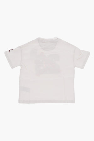 AIR JORDAN Rundhals-T-Shirt mit Karo-Detail