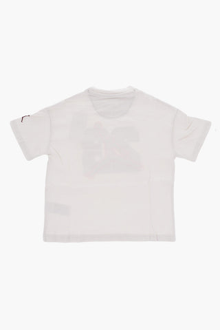 AIR JORDAN Crewneck T-Shirt with Check Detail