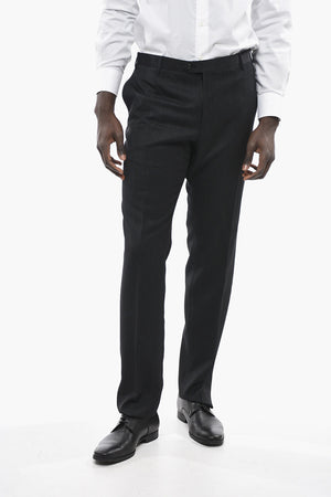 Wool Trousers ACADEMY with belt loops