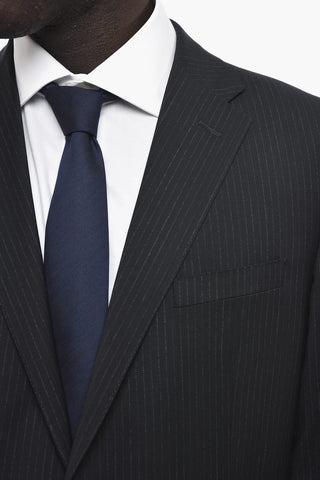 CC COLLECTION Pinstriped REFINED Suit with Flap Pockets