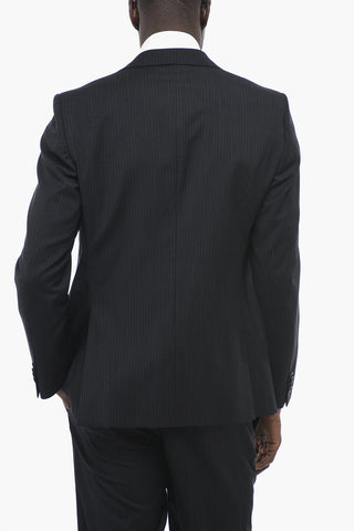 CC COLLECTION Pinstriped REFINED Suit with Flap Pockets
