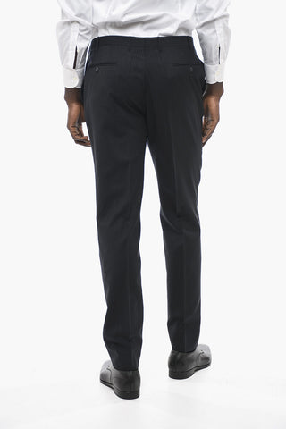 CC COLLECTION Pinstriped REFINED Suit with Flap Pockets