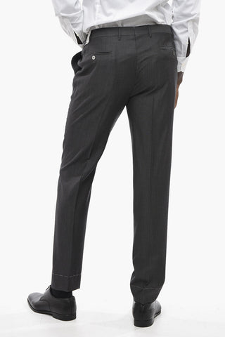3 Piece CERIMONIA LEADER Suit with Pinstriped Pants