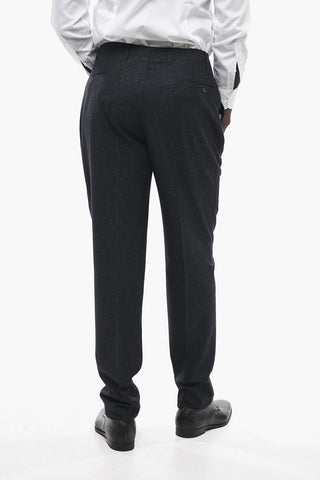 CC COLLECTION Fil-a-Fil Wool Trousers with Belt Loops