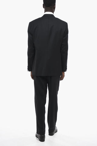 Wool SMOKING LEADER Suit with Satin Details